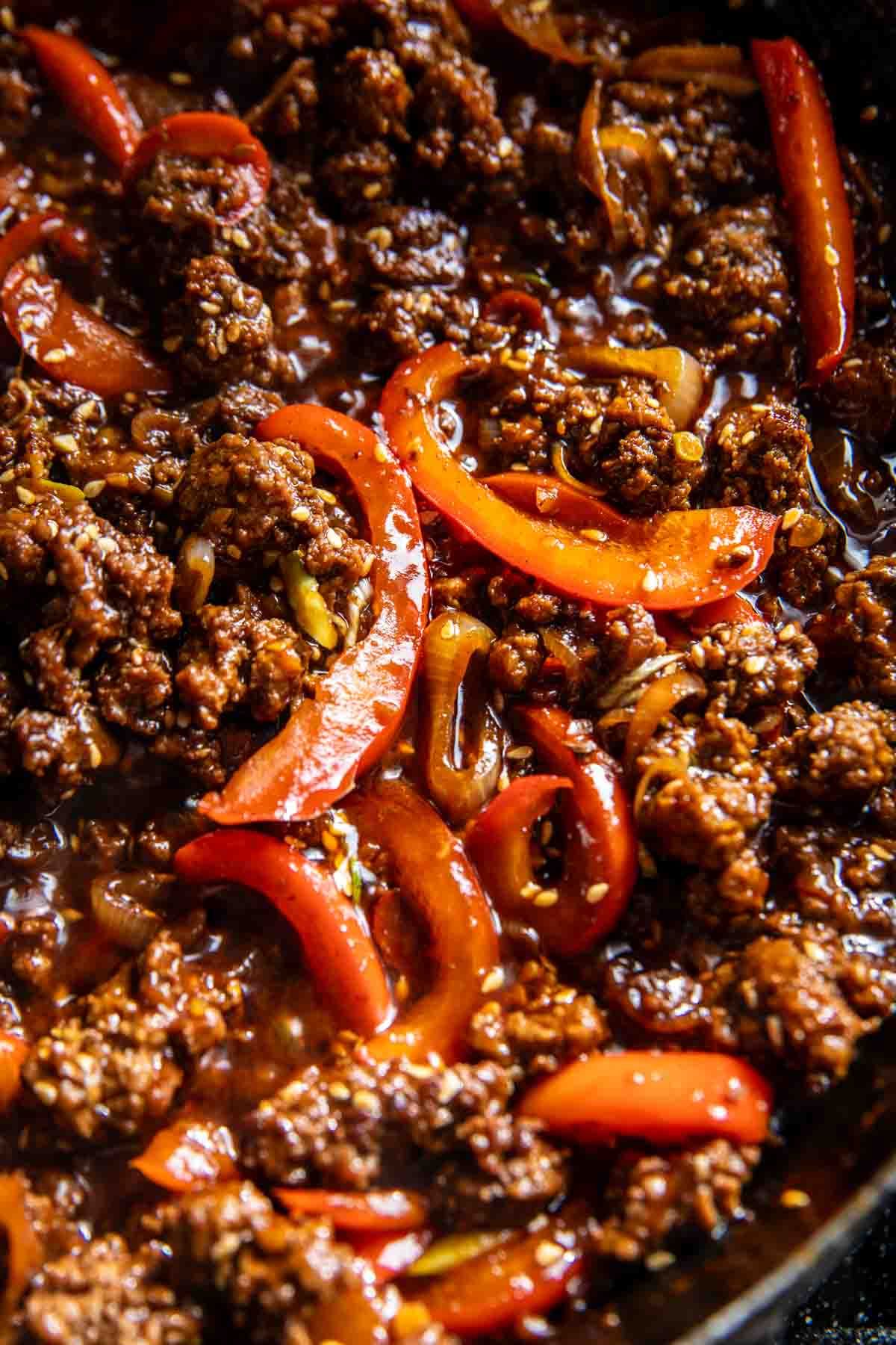 20 Minute Korean Gochujang Beef Bowls.