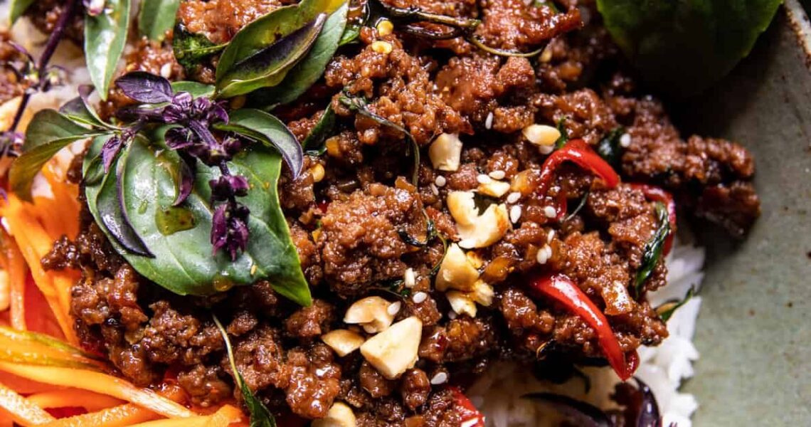 20 Minute Thai Basil Beef | Half Baked Harvest