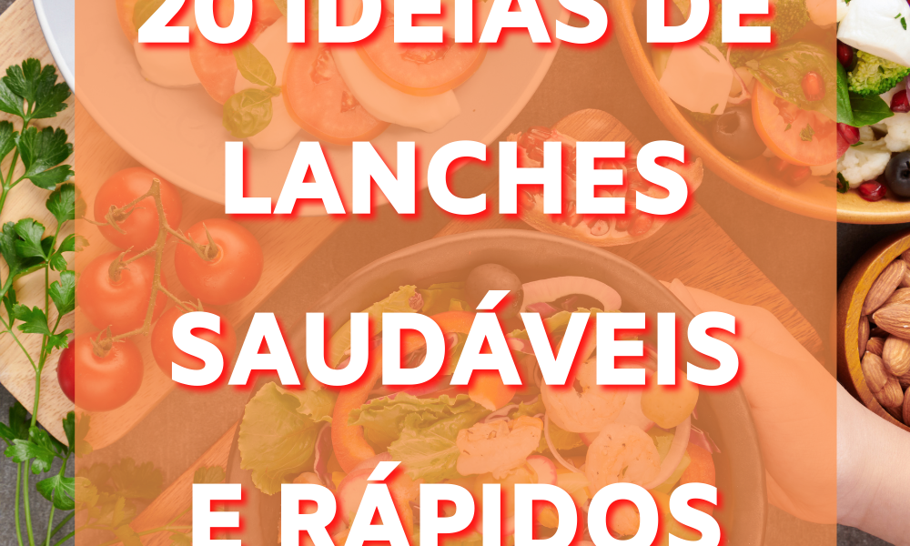 20 Opções de lanches saudáveis e práticos com menos de 100 calorias