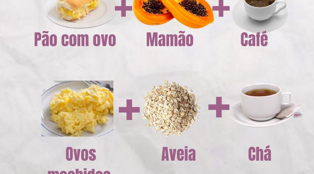 3 opções de café da manhã saudável
