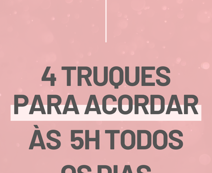 4 Dicas para o 5amclub