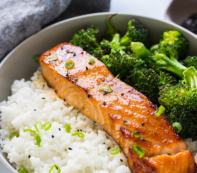 Air Fryer Honey Garlic Salmon