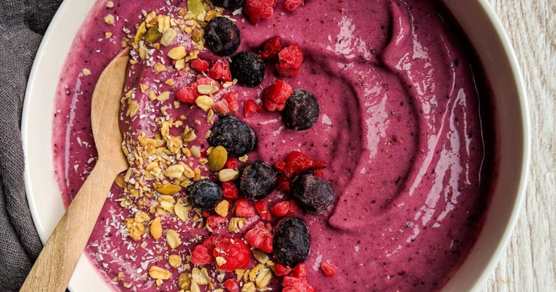 Berry-Beautiful Frozen Fruit Smoothie Bowls