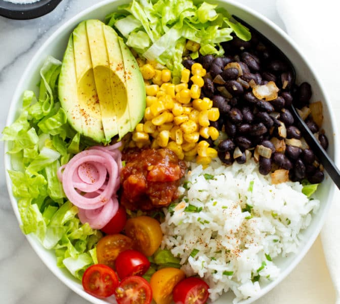 Black Bean Burrito Bowl