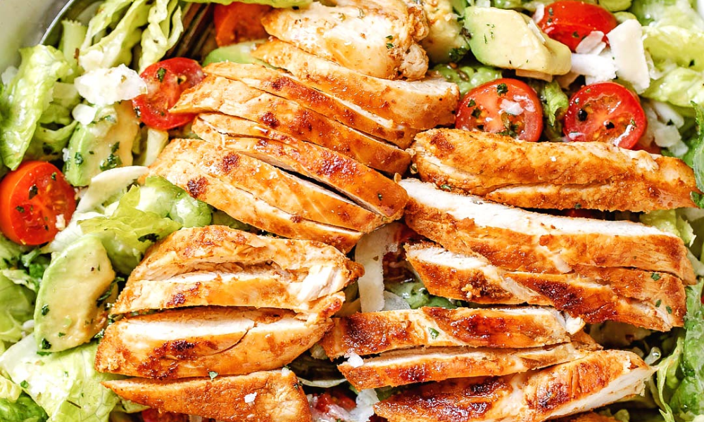 Blackened Chicken Salad with Avocado