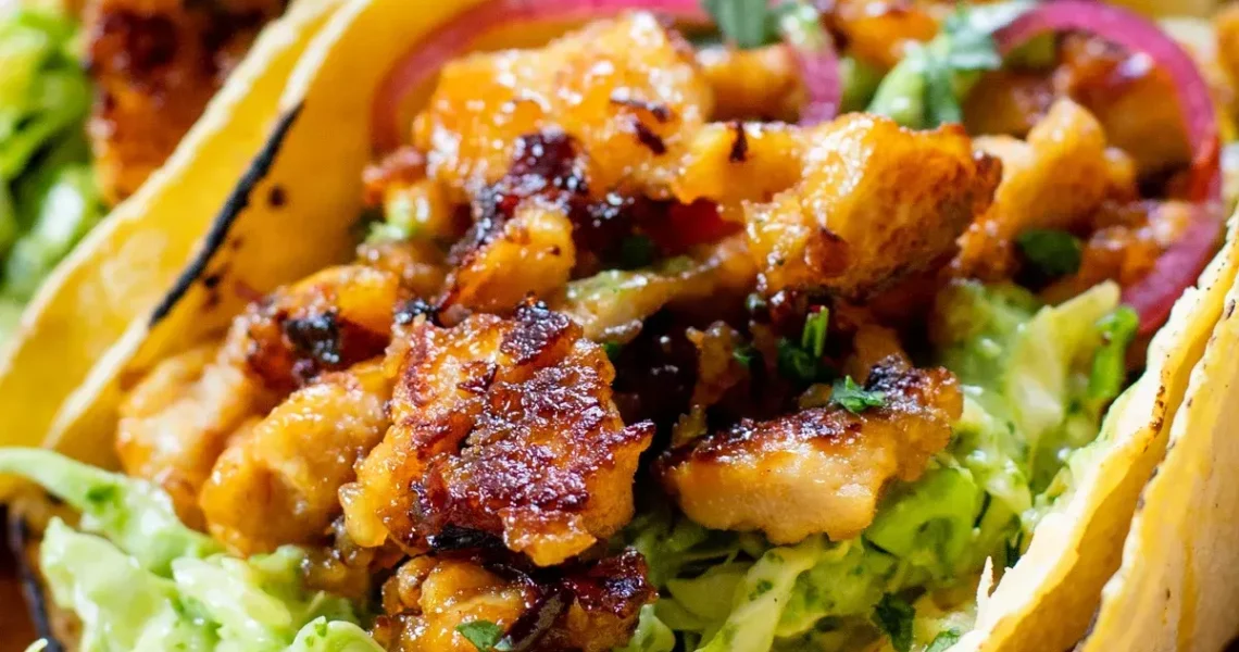 Chipotle Agave Tofu Tacos