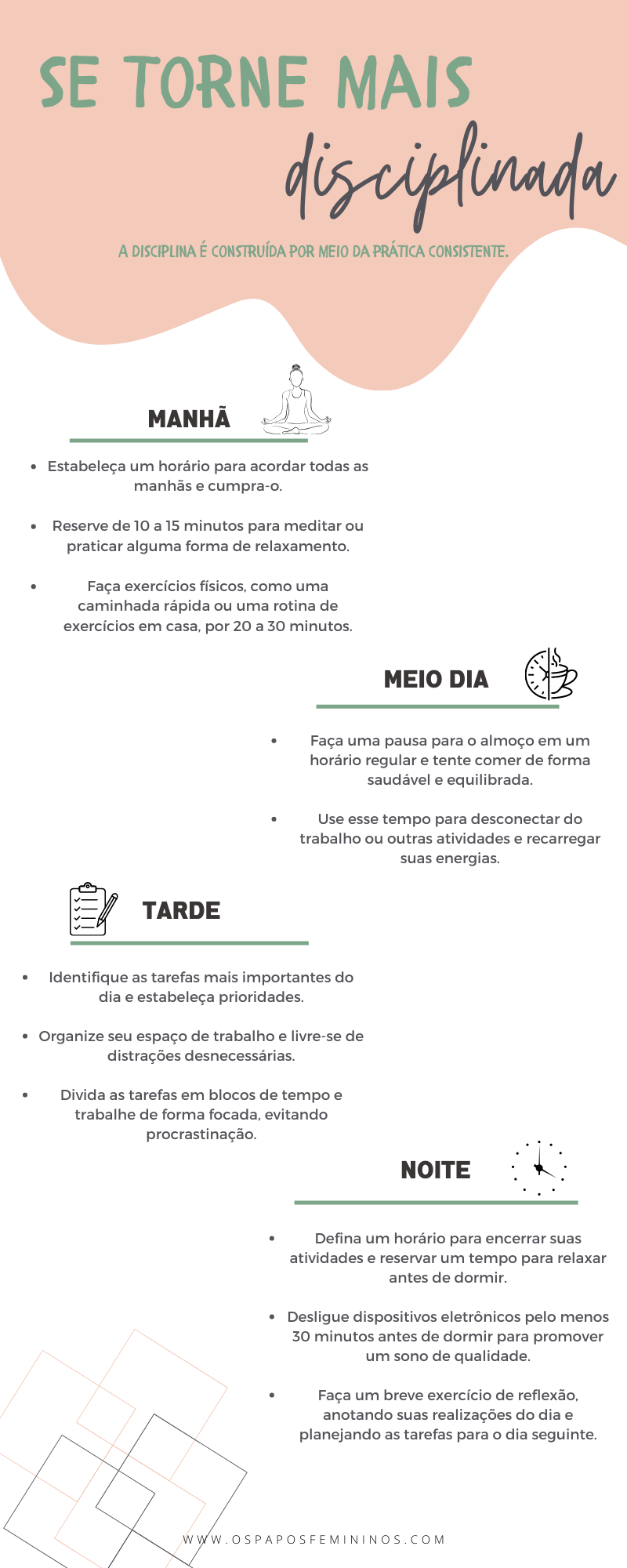 Como se tornar mais disciplinada