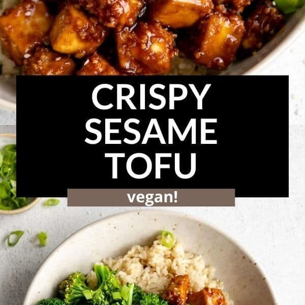 Crispy Baked Sesame Tofu