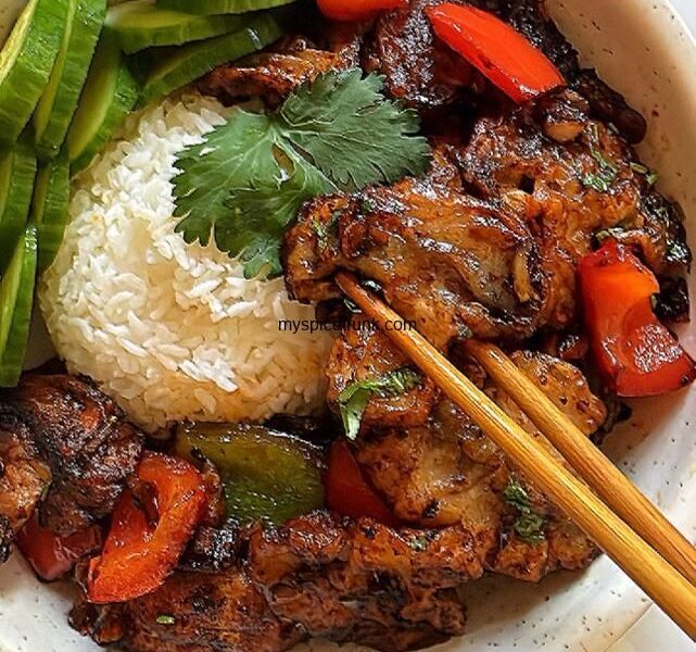 Crispy Chili Garlic Mushroom - myspicetrunk