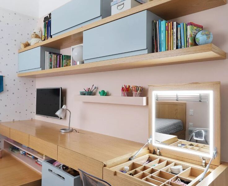 Décor do dia: quarto infantil ganha equipamentos de ginástica artística