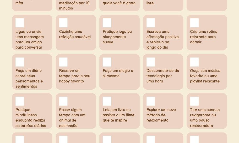 Desafio de 30 dias de Autocuidado