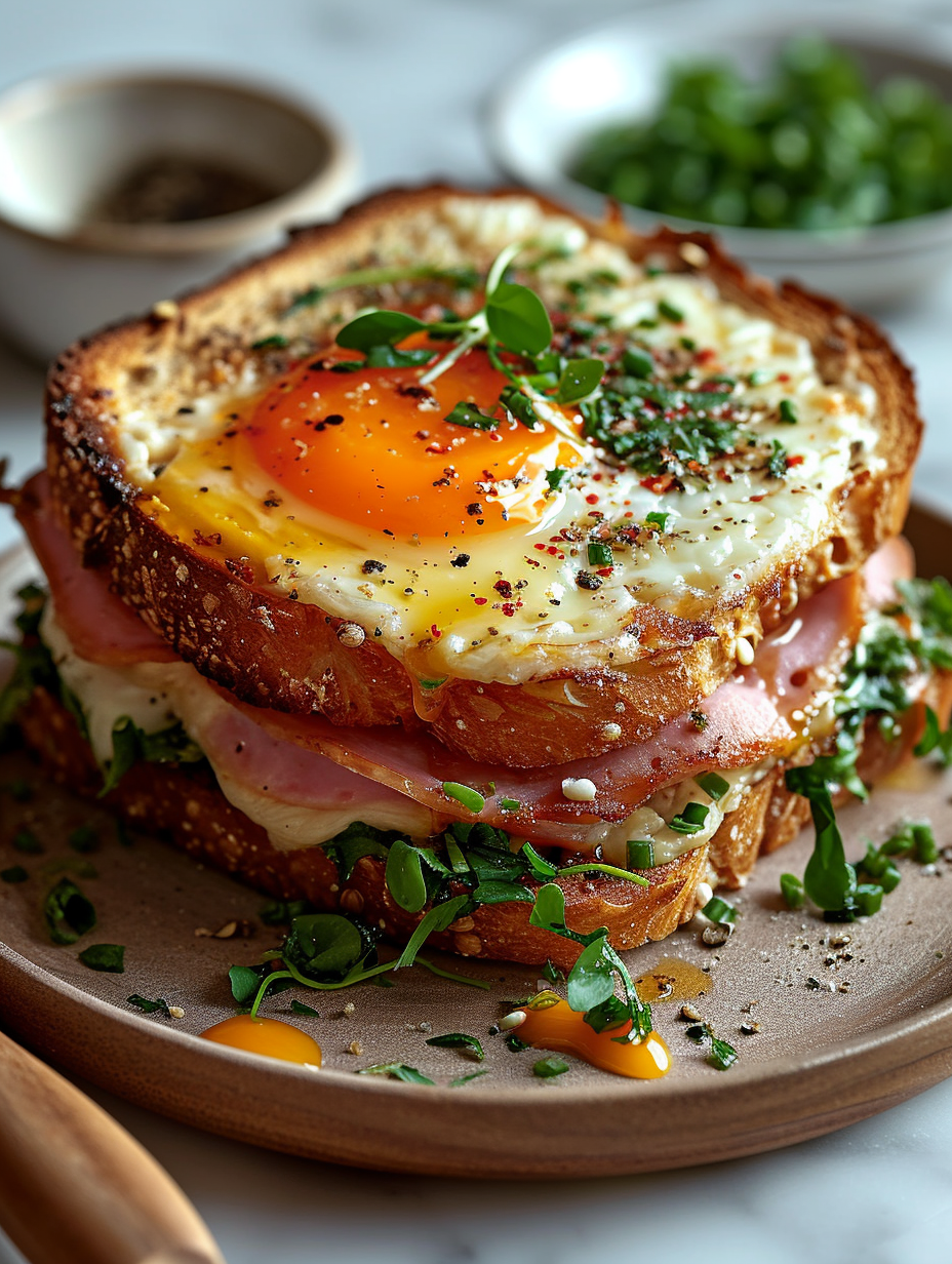 Gluten-Free Croque Madame - Silver Fork Gluten Free