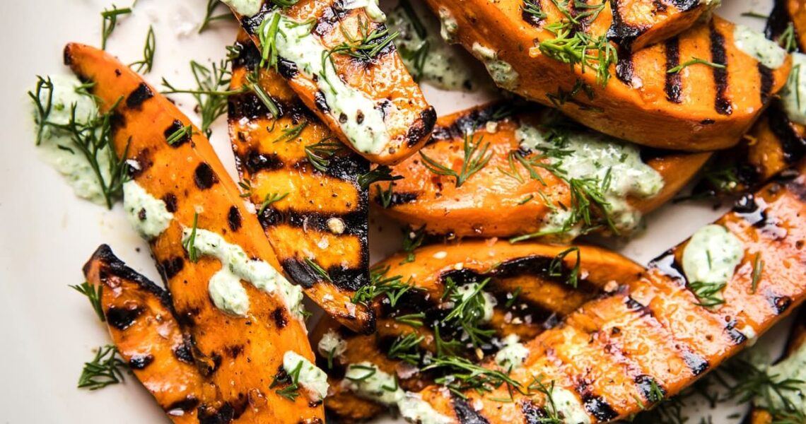 Grilled Sweet Potatoes | The Modern Proper
