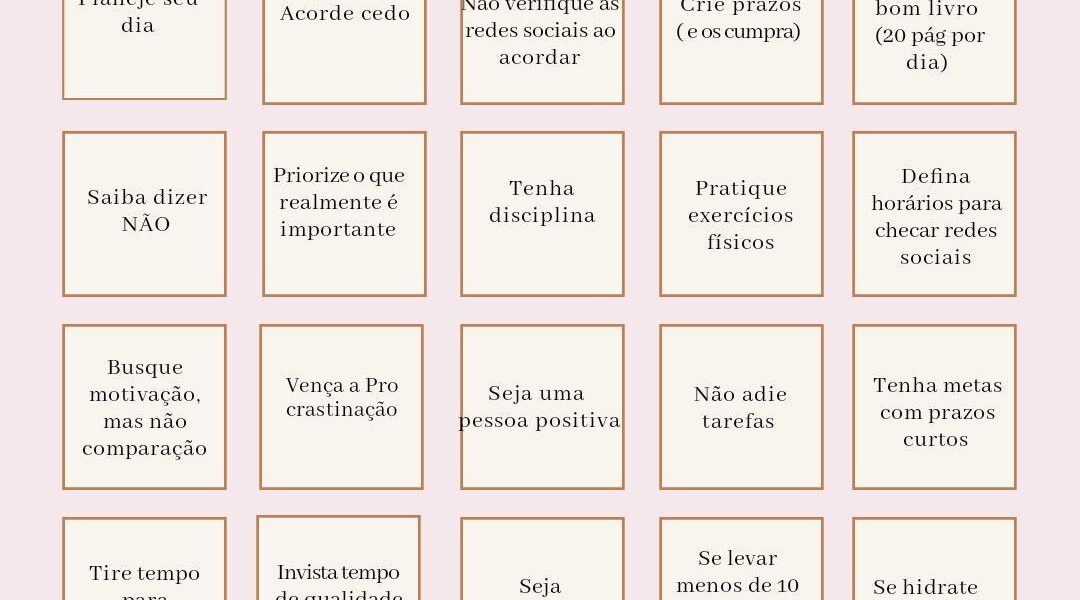 Hábitos Produtivos