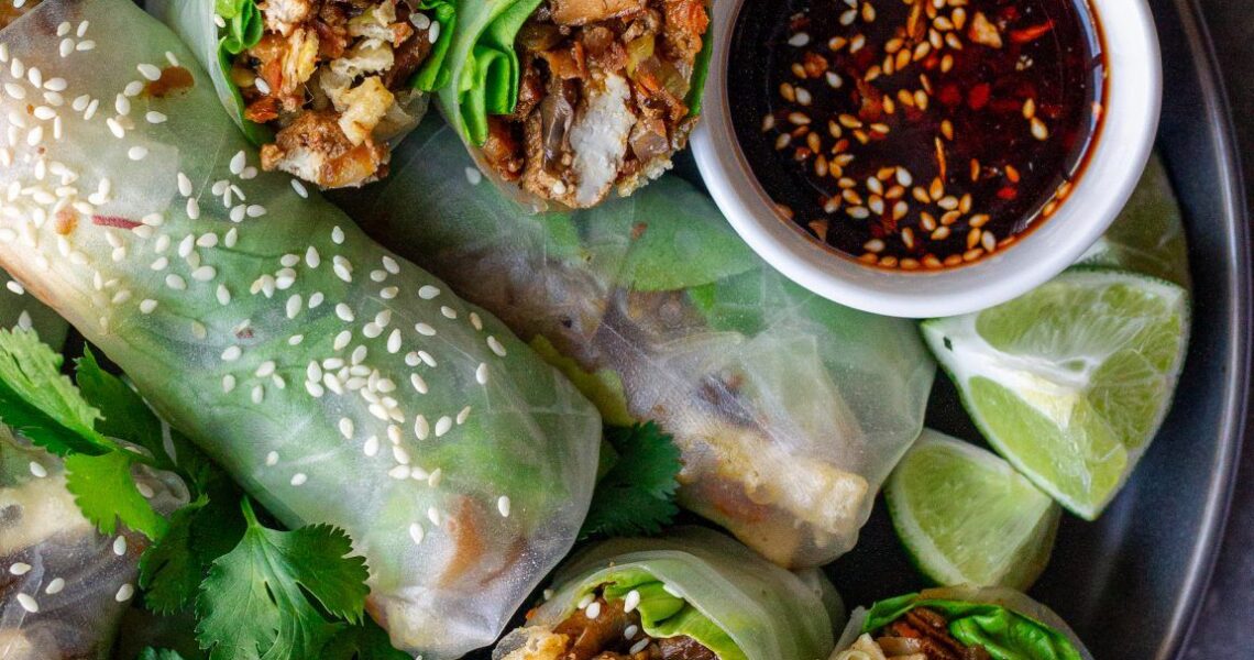 Lettuce Wrap Summer Rolls - Eat Figs, Not Pigs