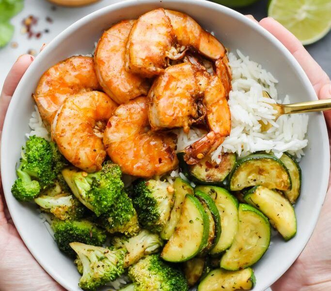 Loaded Spicy Shrimp Bowl - Our Balanced Bowl