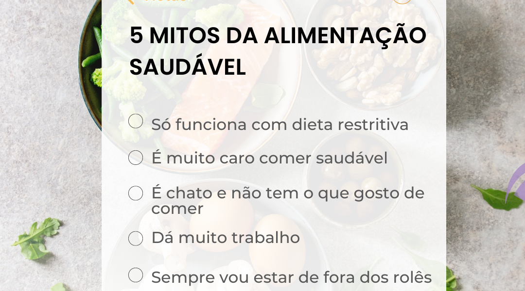 Mitos da Alimentação saudável