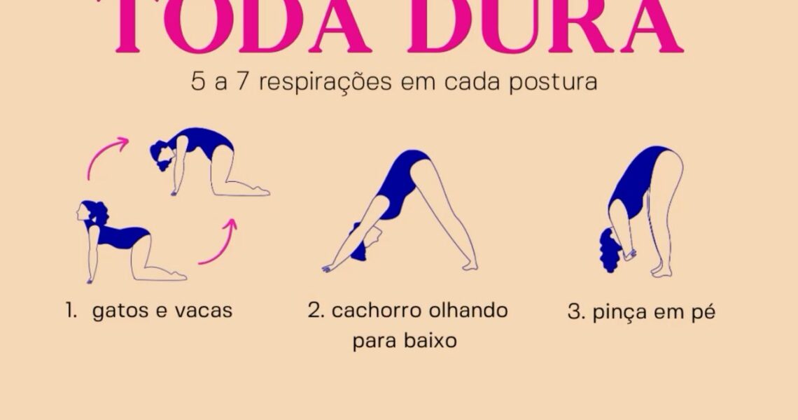 Posturas de yoga para melhorar a flexibilidade ✨✨
