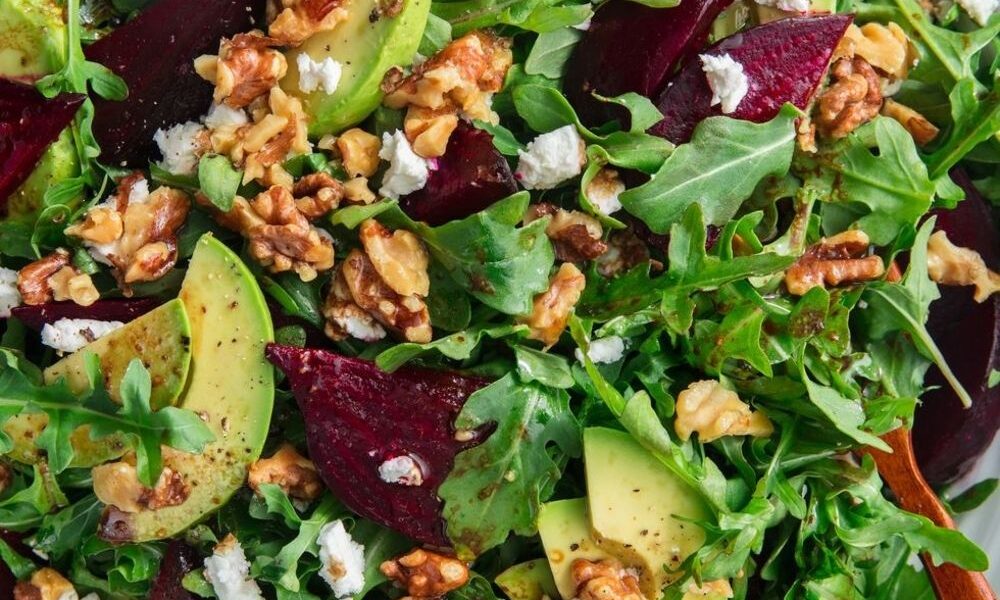Roasted Beet Goat Cheese Salad