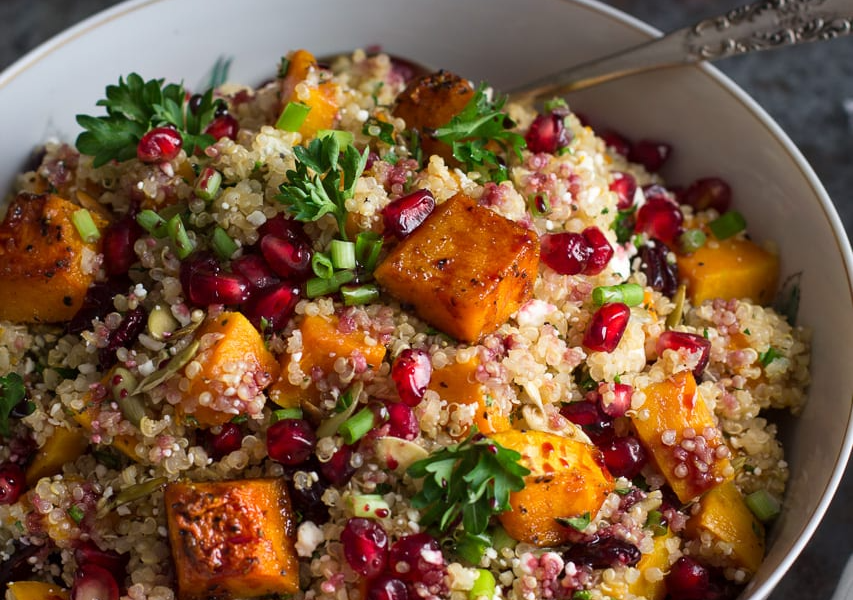 Roasted Butternut Squash Quinoa Salad