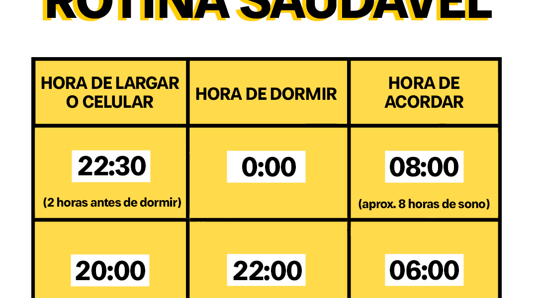 Rotina de sono saudável