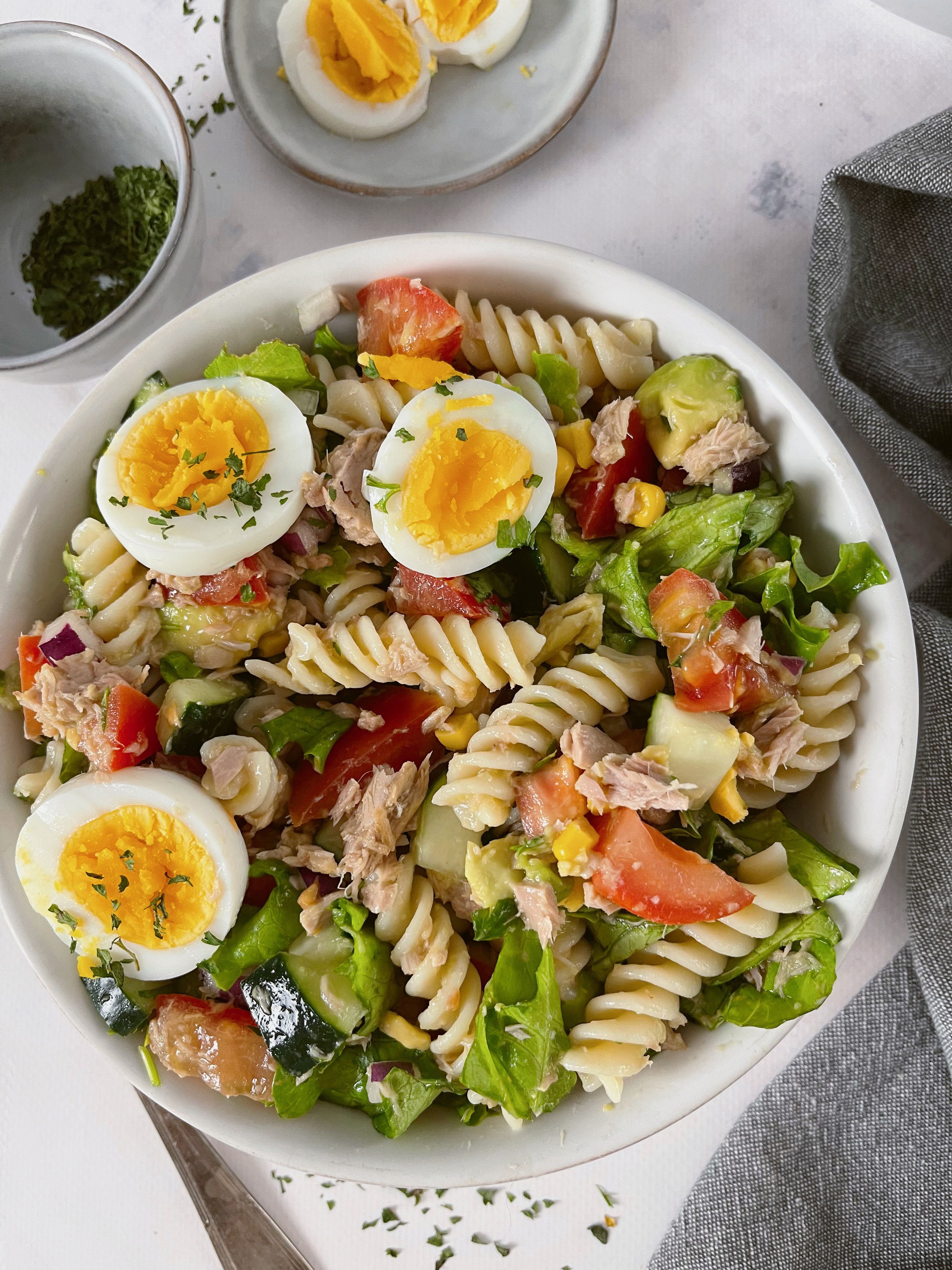 Salada de atum nutritiva