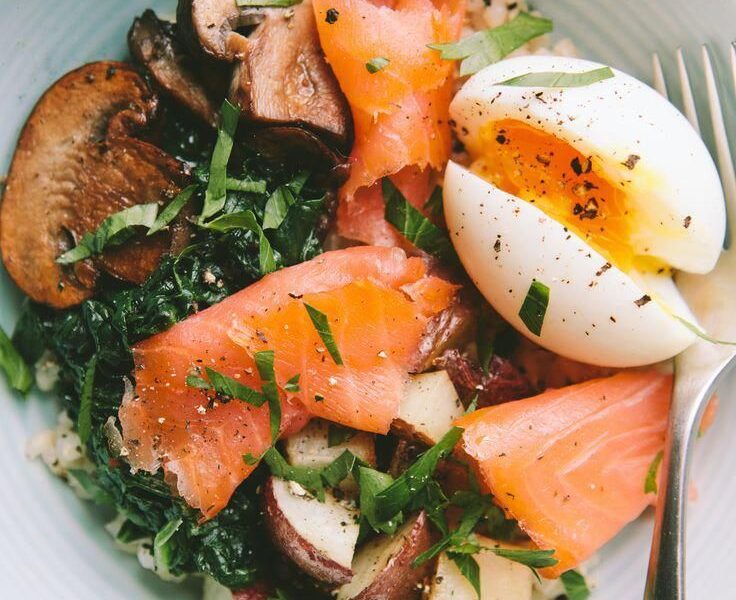 Smoked Salmon Breakfast Bowl with a 6-Minute Egg — A Thought For Food