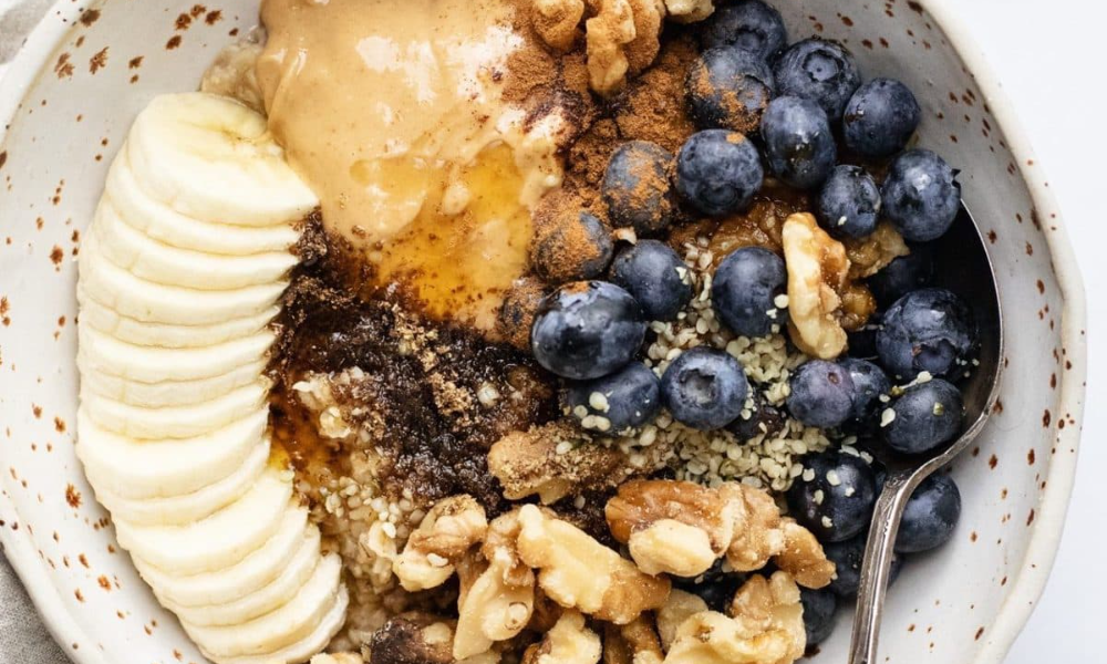 Superfood Peanut Butter Oatmeal Bowl