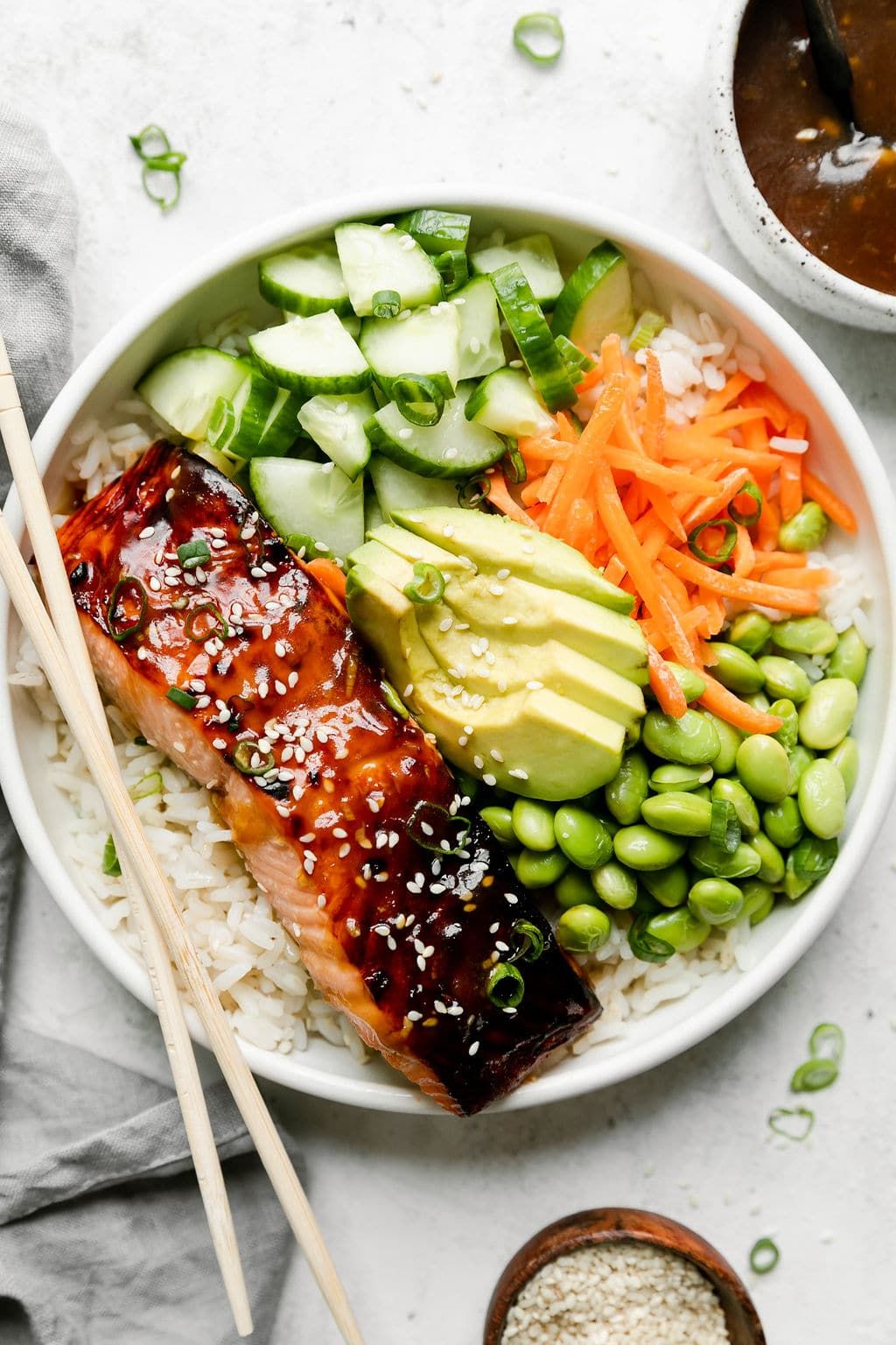 Teriyaki Salmon Bowl (Easy 30 Minute Dinner)