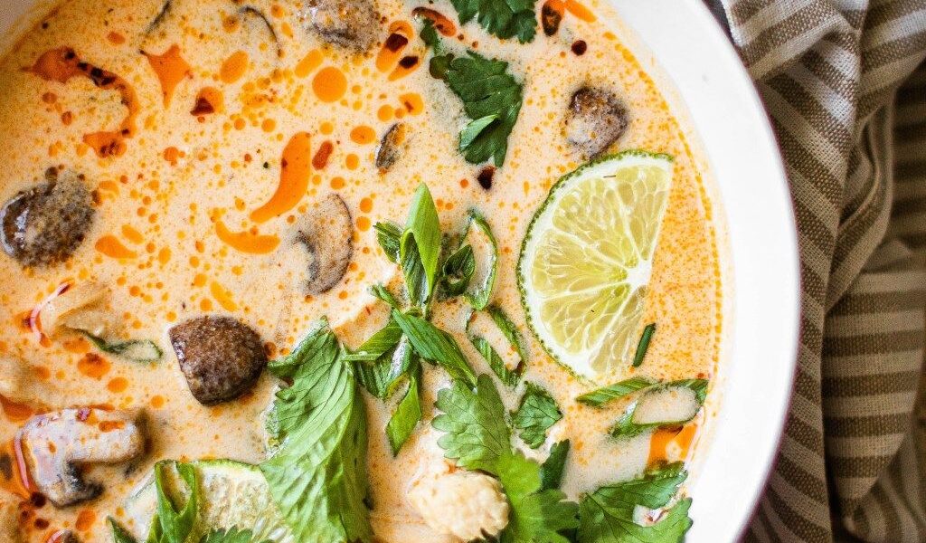 Tom Kha Gai Soup (Thai Coconut Soup)