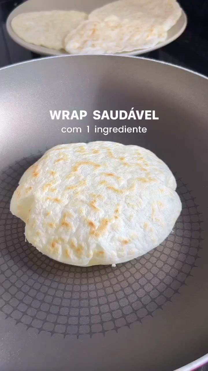 WRAP saudável, apenas 1 ingrediente, super fácil e delicioso!( leia a descrição 👇🏻 )