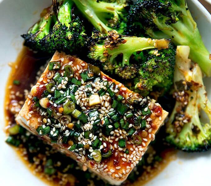 Warm Tofu with Spicy Garlic Sauce | Alexandra's Kitchen