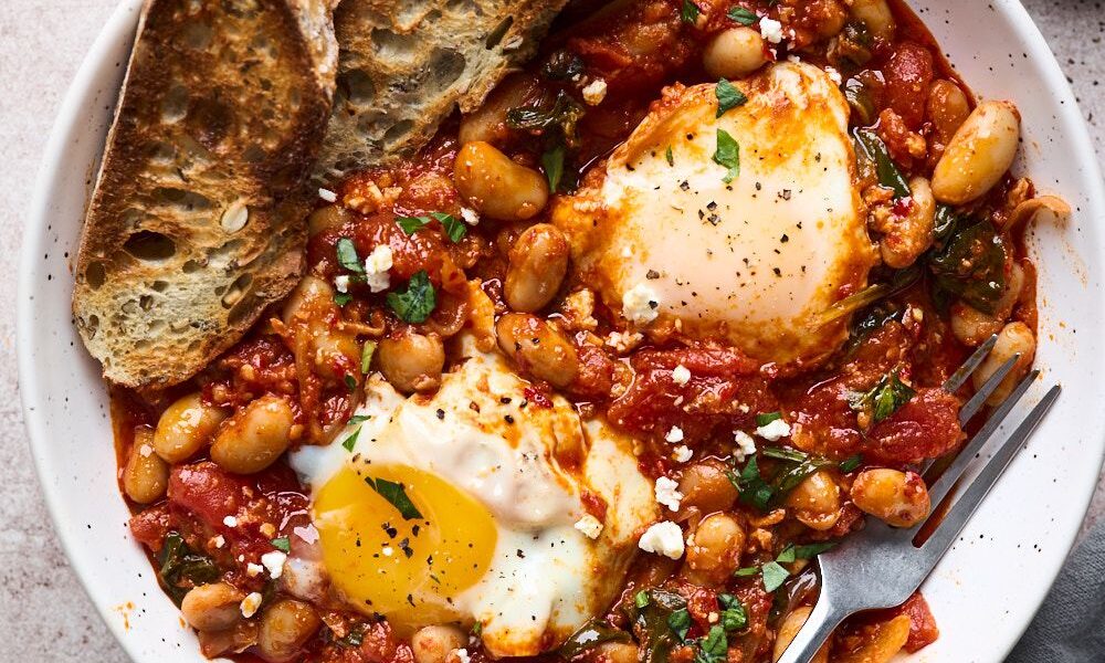 White Bean Shakshuka With Nduja • Olive & Mango