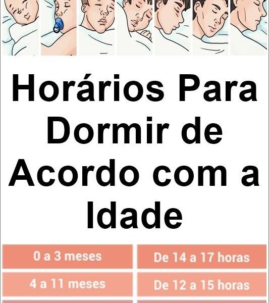 Horários Para Dormir de Acordo com a Idade
