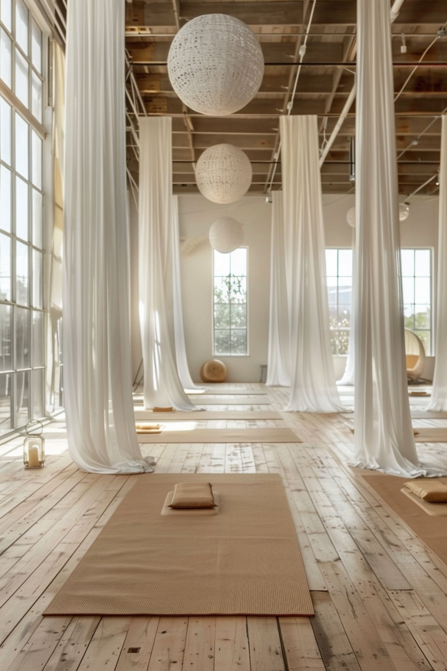 18 Boho Yoga Studio Designs - TastyInteriors