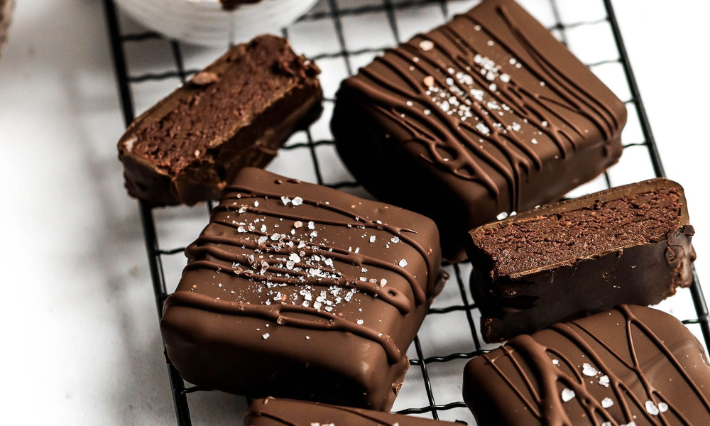 5-Ingredient No-Bake Chocolate Covered Brownies