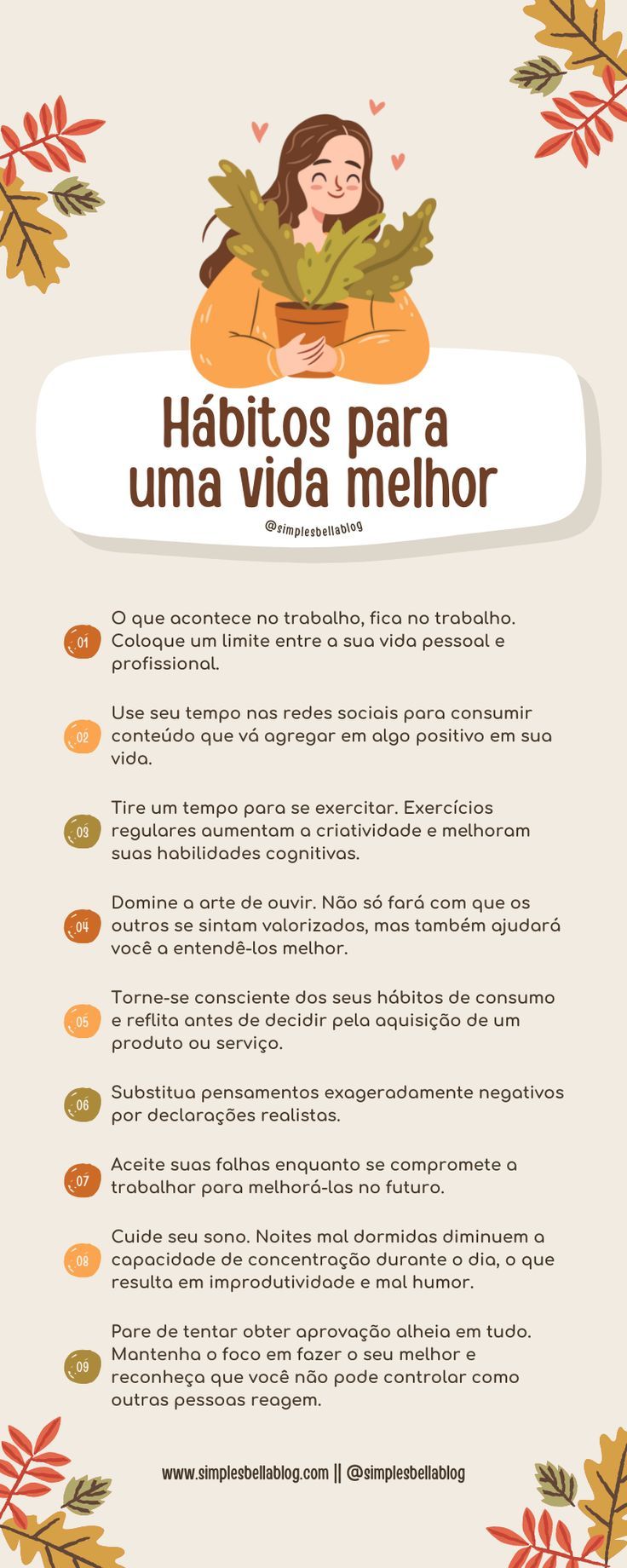 9 Hábitos para melhorar a sua vida