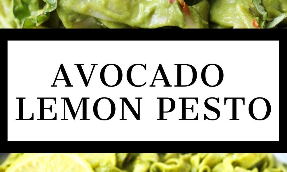 Avocado Lemon Pesto (Nut-Free + Vegan) | Fresh Water Peaches