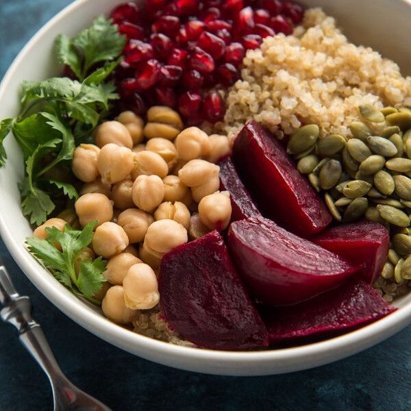 Beet, Quinoa, and Pomegranate Power Bowls - Will Cook For Friends