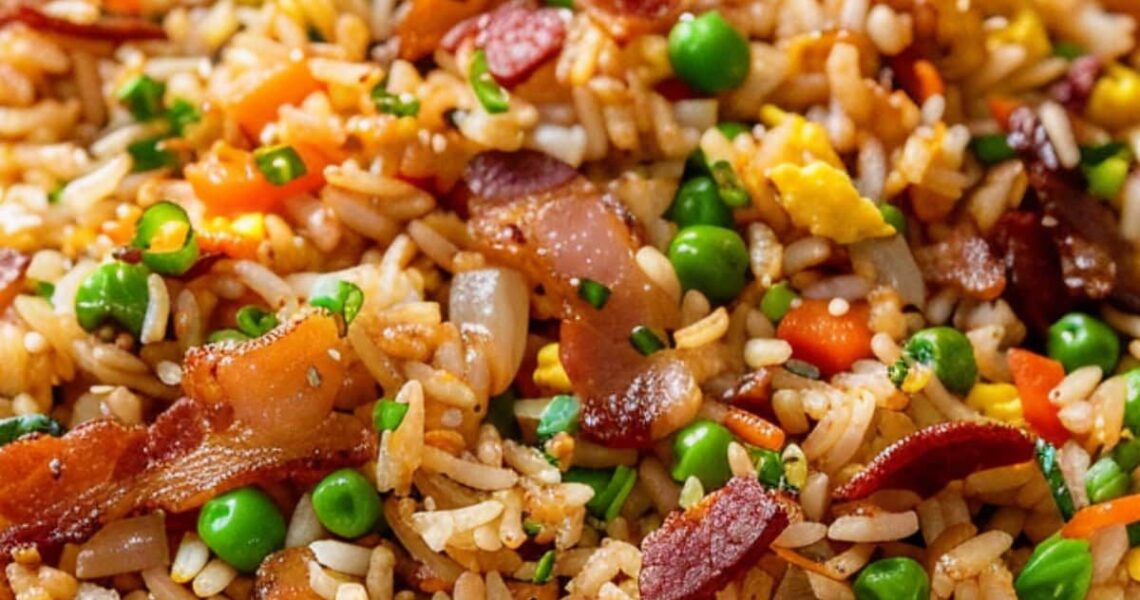 Better Than Takeout Bacon Fried Rice