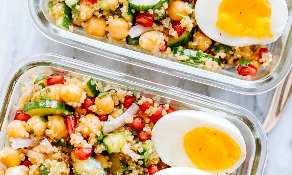 Chickpea Quinoa Salad Meal Prep