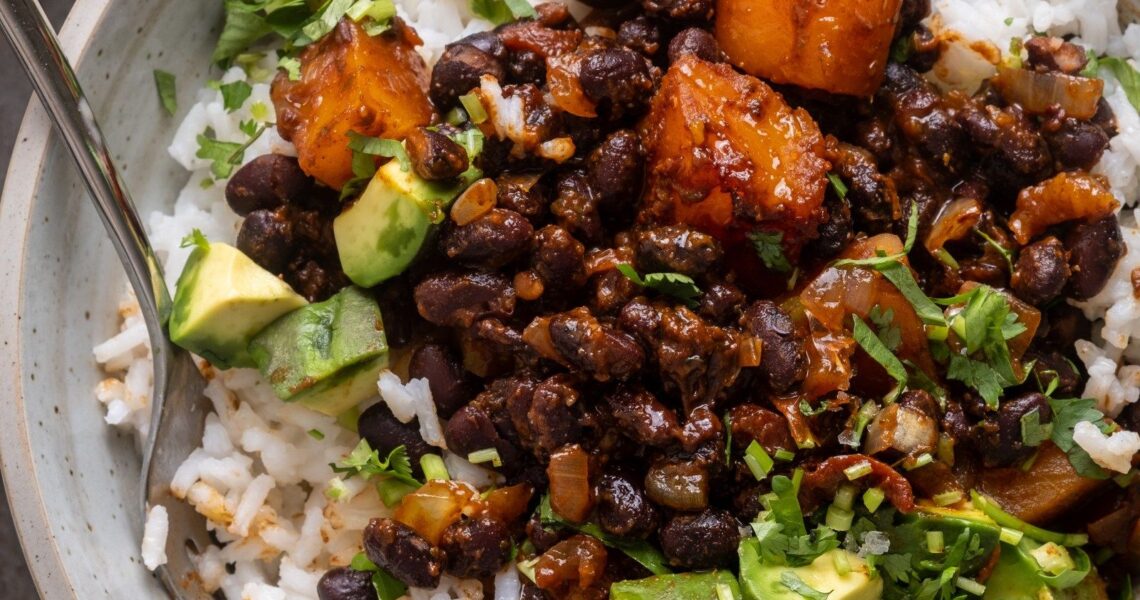 Chipotle Roasted Butternut Squash and Black Beans