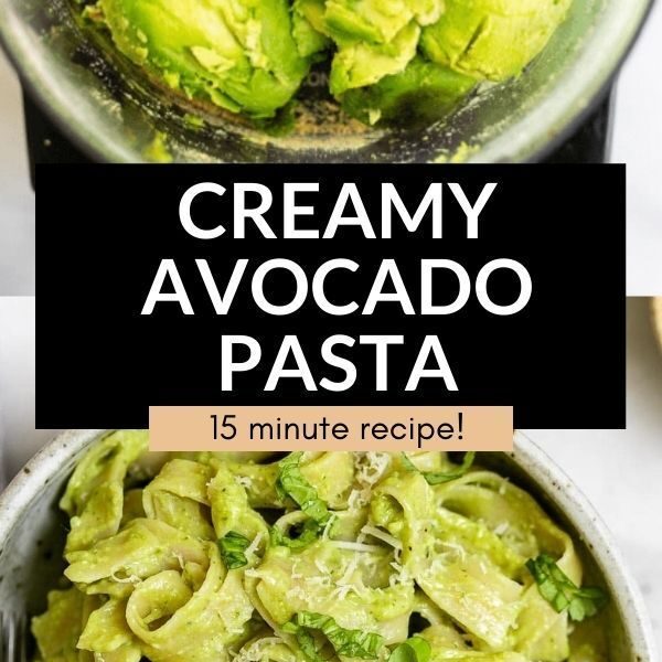 Creamy 15 Minute Avocado Pasta | Eat With Clarity