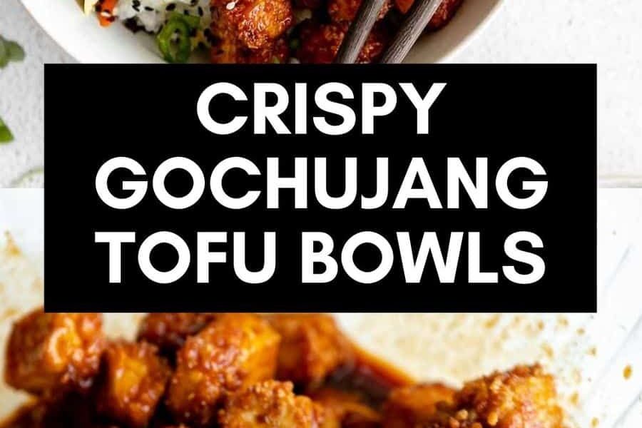 Crispy Gochujang Korean Tofu