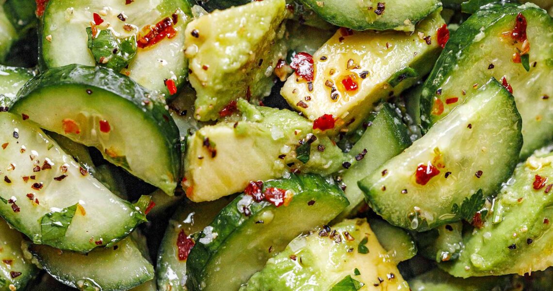 Cucumber Avocado Salad