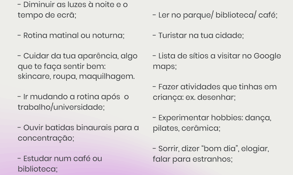 Hábitos simples para romantizar a vida❣️