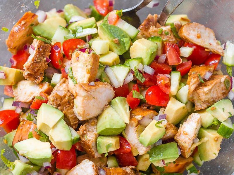Healthy Avocado Chicken Salad
