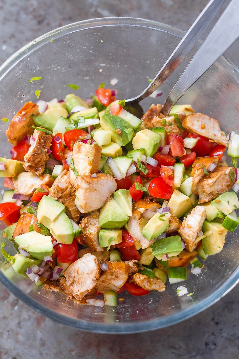 Healthy Avocado Chicken Salad
