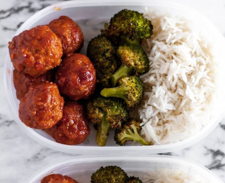 Korean Meatball Meal Prep