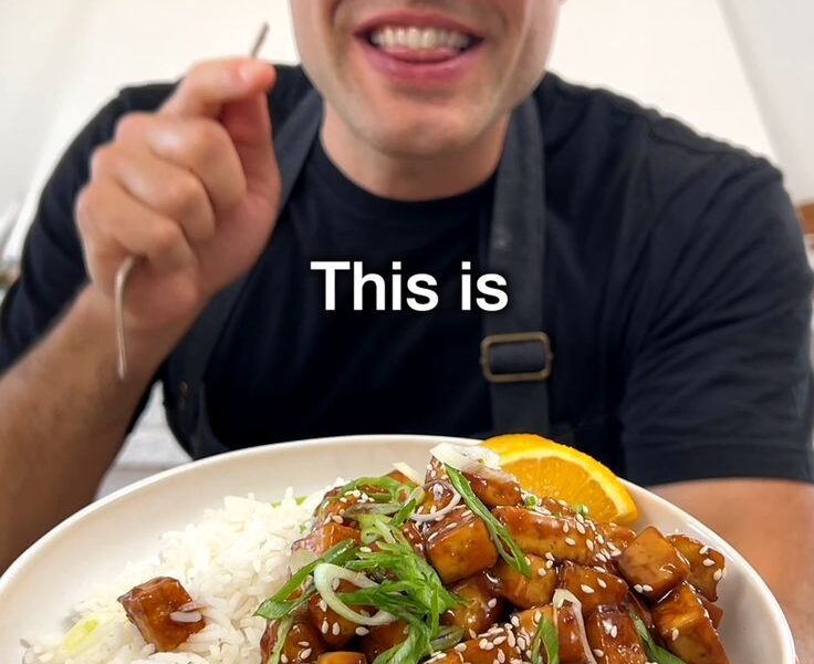 Orange Tofu is a fun way to eat tofu!